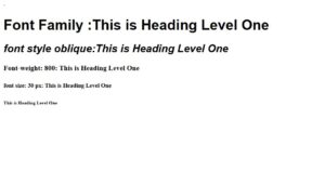 Apply Font properties using CSS Grade 10 Computer Application